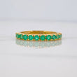 Anillo Churumbela Esmeraldas 64pts 2.45g / T6 1/2 Oro Amarillo 18K