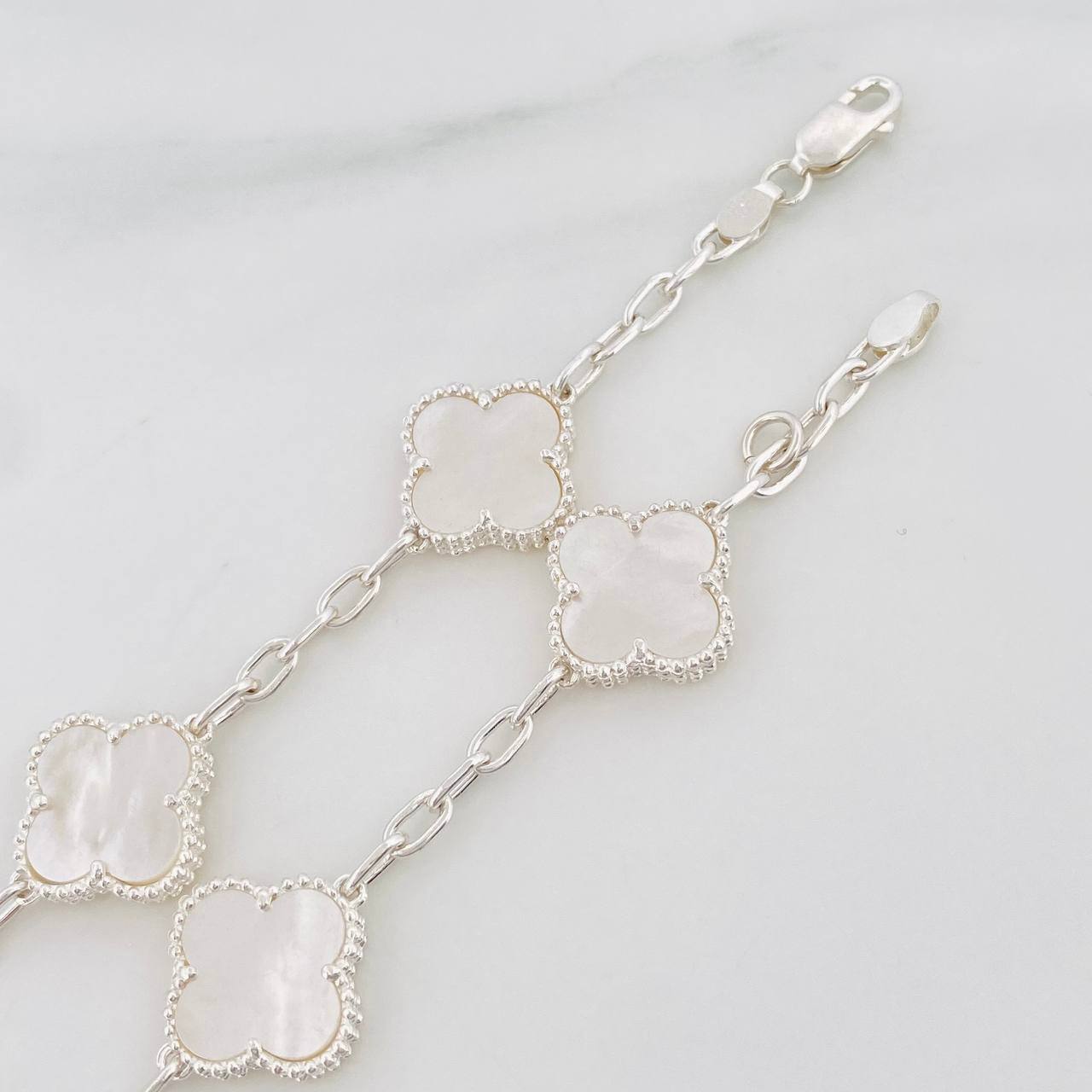 Pulso Trebol 8.55g / 20.5cm / 2.7mm Plata 925