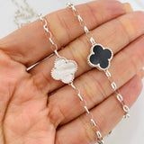 Cadena Trebol 10.15g / 60cm / 2.9mm Plata 925