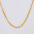 Cadena Mini Cubana 1.3g / 50cm / 1.5mm Oro Amarillo 18K