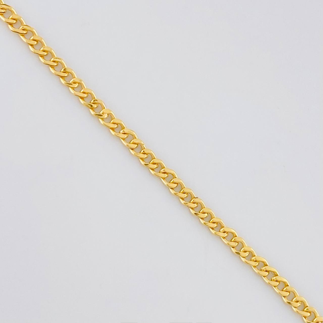 Cadena Mini Cubana 1.2g / 45cm / 1.6mm Oro Amarillo 18K
