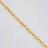 Cadena Mini Cubana 1.7g / 45cm / 1.9mm Oro Amarillo 18K