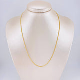 Cadena Mini Cubana 1.2g / 45cm / 1.6mm Oro Amarillo 18K