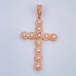Dije Cruz 7.5gr / 6cm / Oro Rosa 18K $
