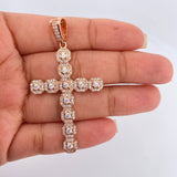 Dije Cruz 7.5gr / 6cm / Oro Rosa 18K $