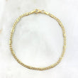Pulso Figaro Plano 1.6gr / 19cm / Diamantado Oro Amarillo +1 ©