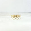 Herraje Infinito 0.35gr / 2cm / Oro Amarillo ©