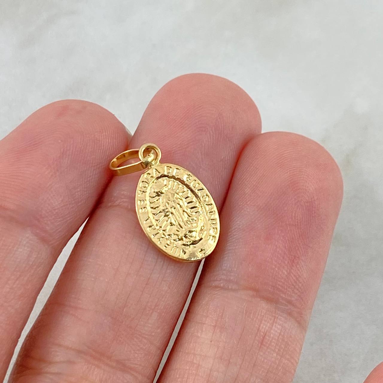 Dije Virgen de Guadalupe 0.5gr / 2cm / Oro Amarillo ©