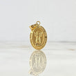 Dije Divino Niño 1.95gr / 3.5cm / Mate Oro Amarillo ©