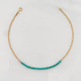 Pulso Aro Seguido Bolas 1.65g / 18cm / 1.38mm Oro Amarillo 18K