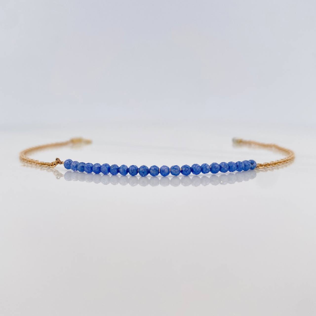 Pulso Aro Seguido Bolas 1.55g / 17cm / 1.34mm Oro Amarillo 18K