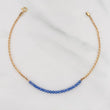 Pulso Aro Seguido Bolas 1.5g / 16.5cm / 1.4mm Oro Amarillo 18K