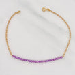 Pulso Aro Seguido Bolas 1.5g / 16.3cm / 1.4mm Oro Amarillo 18K