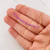Pulso Aro Seguido Bolas 1.5g / 17cm / 1.4mm Oro Amarillo 18K