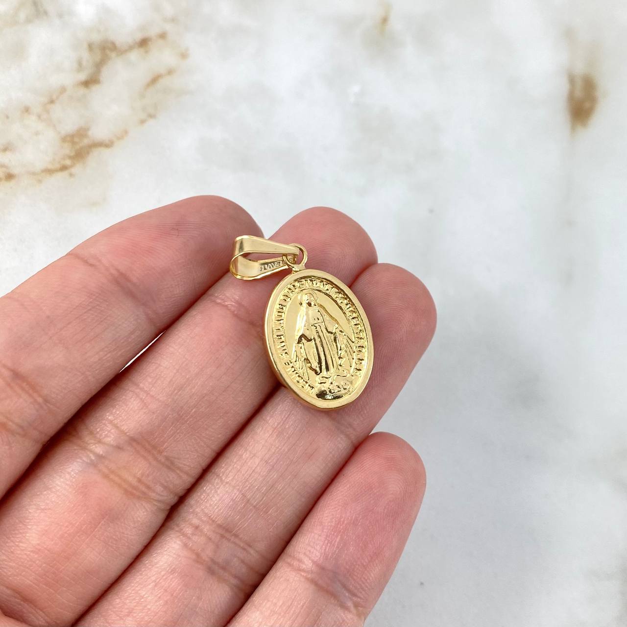 Dije Virgen Milagrosa 2gr / 2.5cm / Oro Amarillo ©