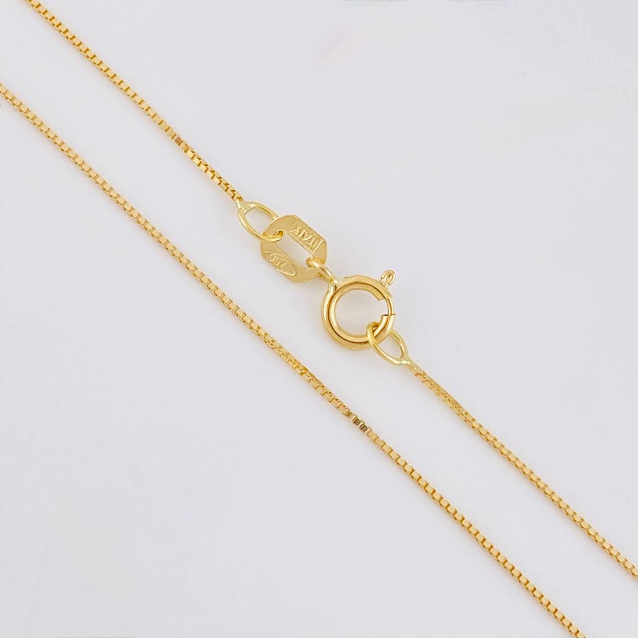 Cadena Veneciana 0.95g / 45cm / 0.5mm Oro Amarillo 18K