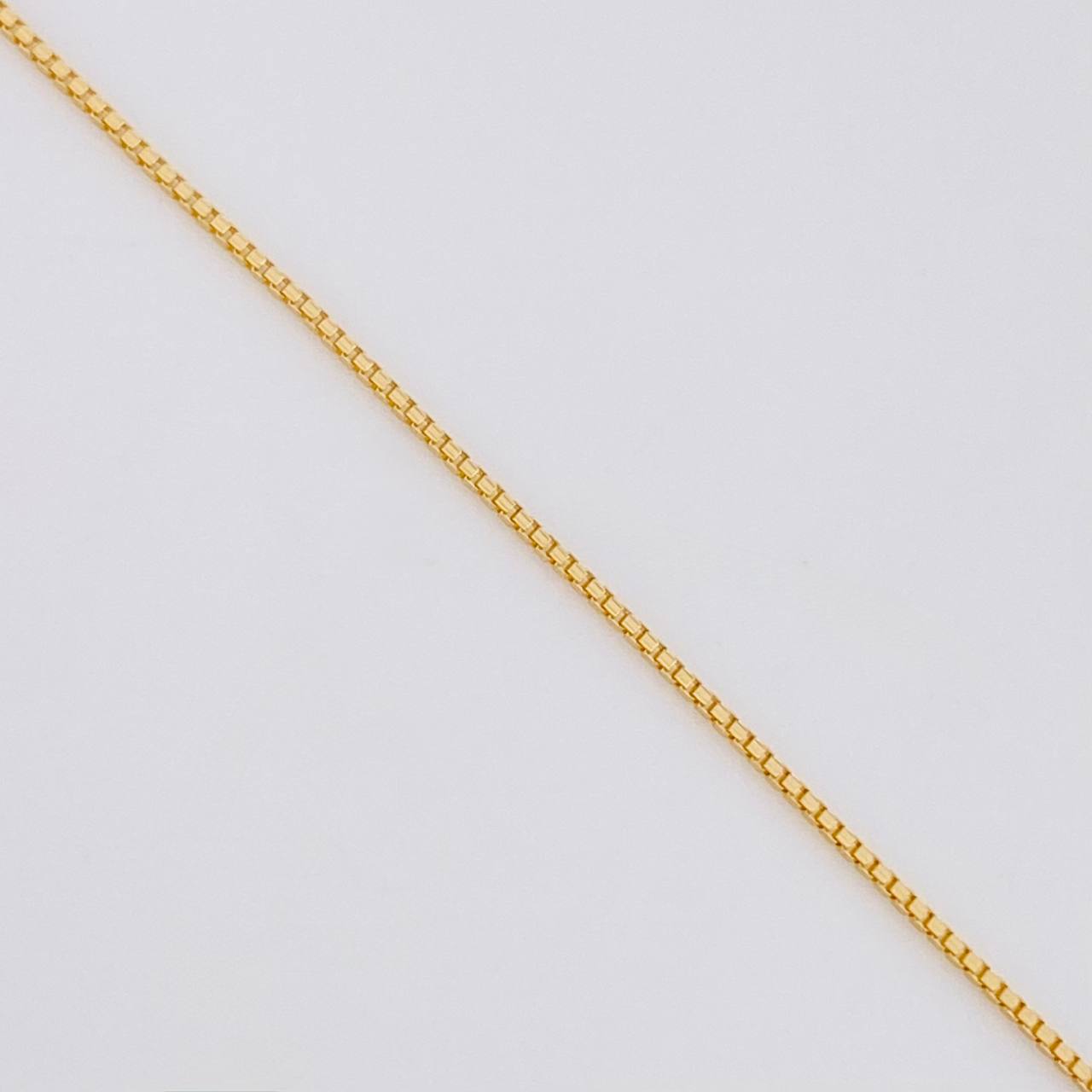 Cadena Veneciana 0.95g / 45cm / 0.5mm Oro Amarillo 18K