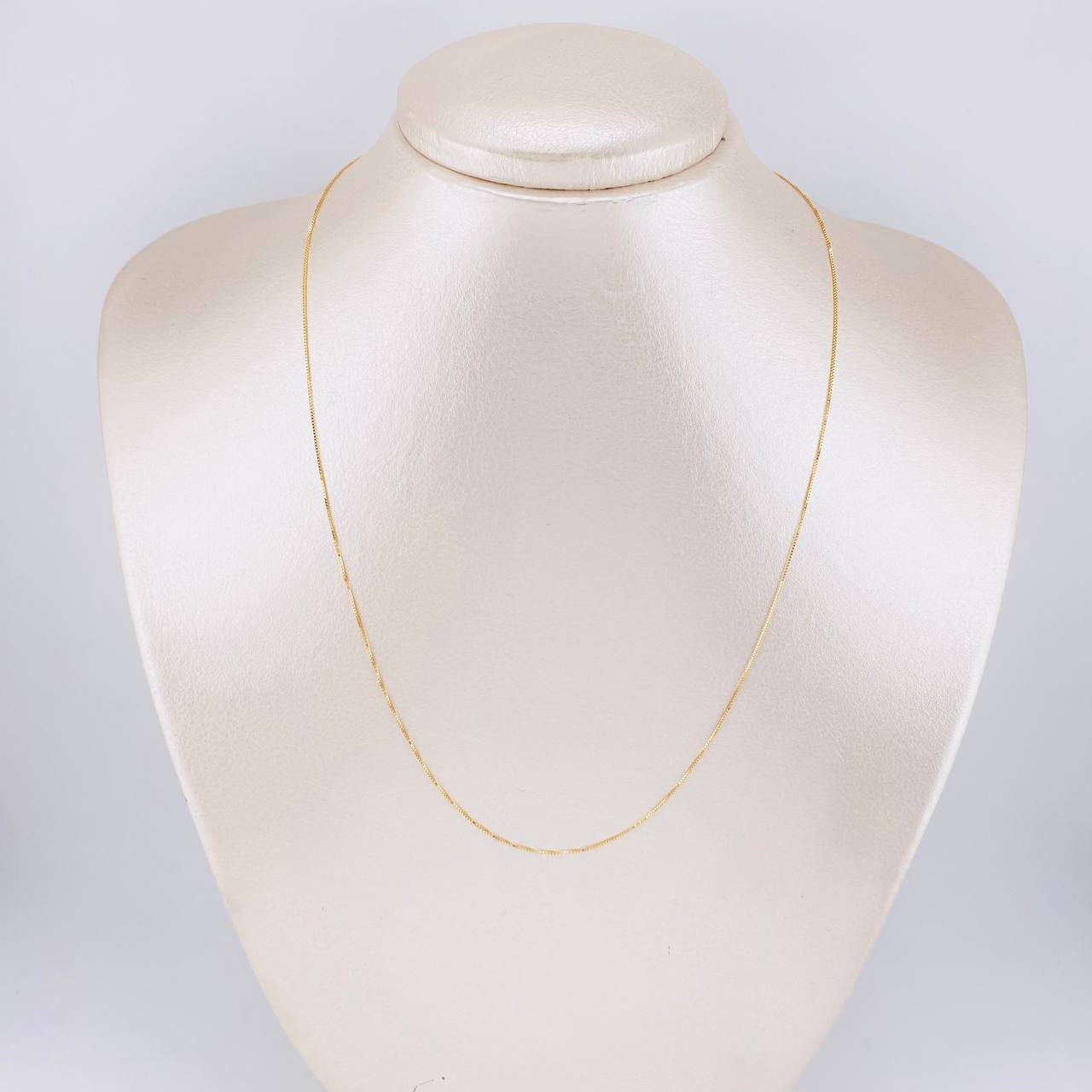 Cadena Veneciana 0.95g / 45cm / 0.5mm Oro Amarillo 18K