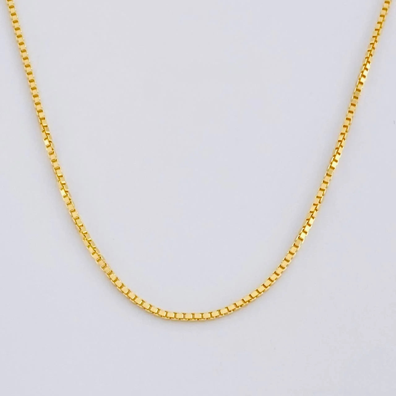 Cadena Veneciana 2.75g / 45cm / 0.95mm Oro Amarillo 18K