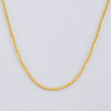 Cadena Veneciana 3.15g / 50cm / 1mm Oro Amarillo 18K
