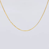 Cadena Veneciana 4g / 50cm / 1mm Oro Amarillo 18K
