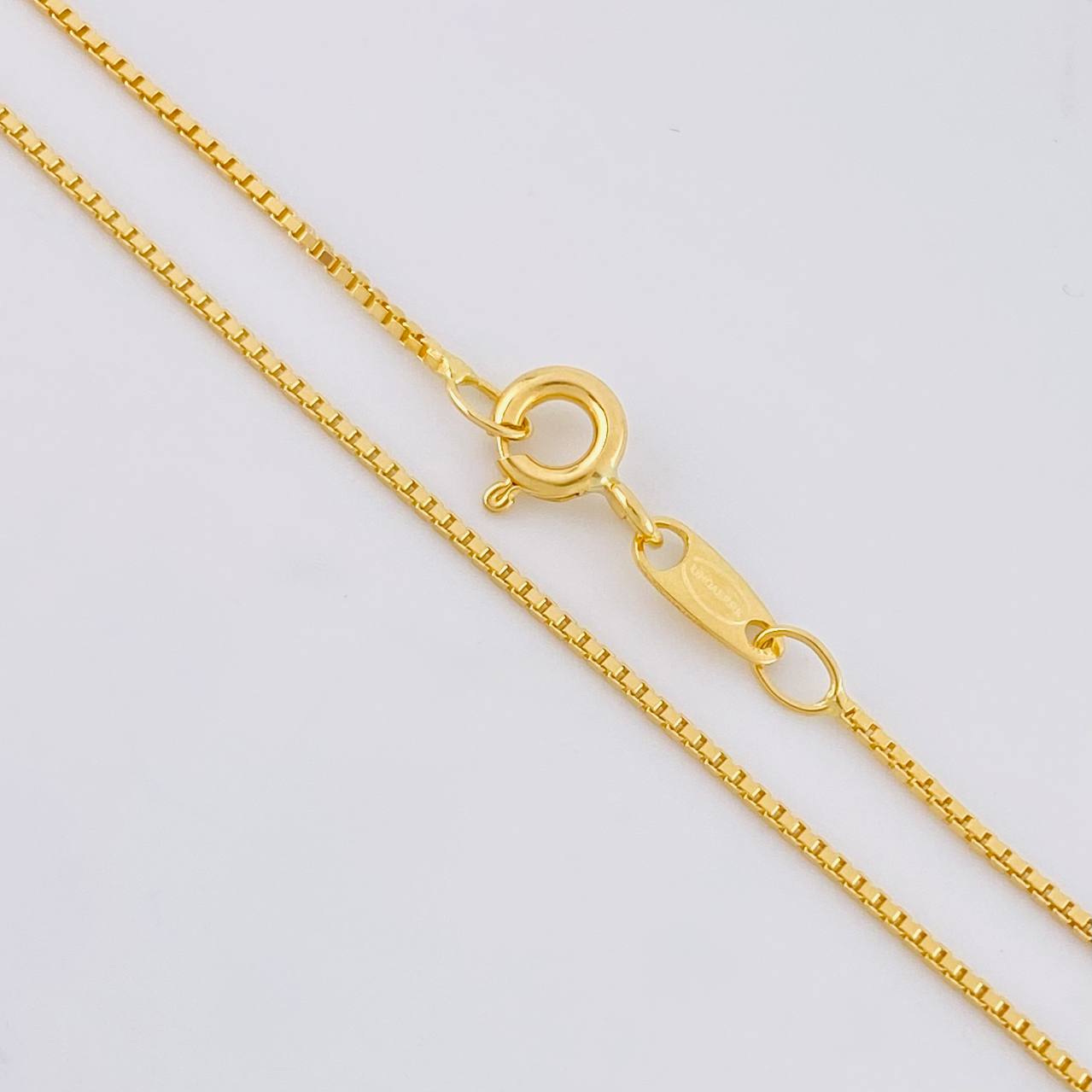 Cadena Veneciana 3.15g / 50cm / 1mm Oro Amarillo 18K