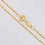 Cadena Veneciana 3.15g / 50cm / 1mm Oro Amarillo 18K