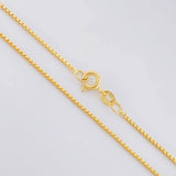 Cadena Veneciana 2.75g / 45cm / 0.95mm Oro Amarillo 18K