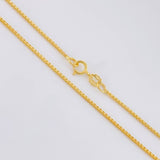 Cadena Veneciana 3.8g / 50cm / 1mm Oro Amarillo 18K