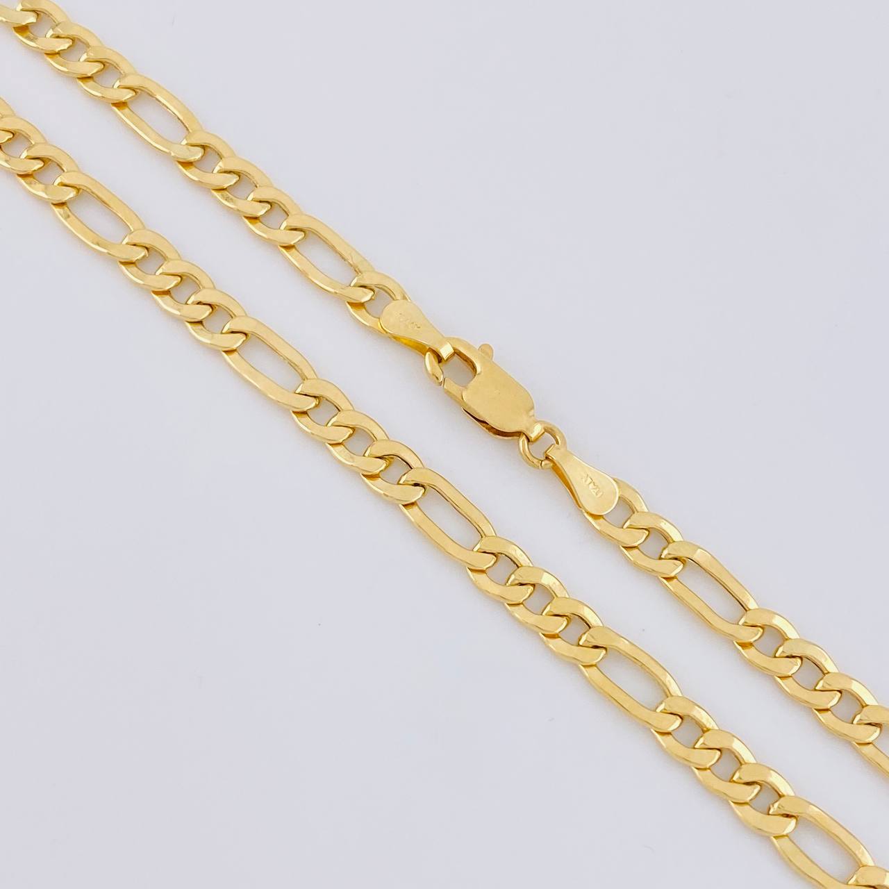 Cadena Figaro 9.6g / 60cm / 4.1mm Oro Amarillo 18K