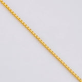 Cadena Veneciana 3.15g / 50cm / 1mm Oro Amarillo 18K