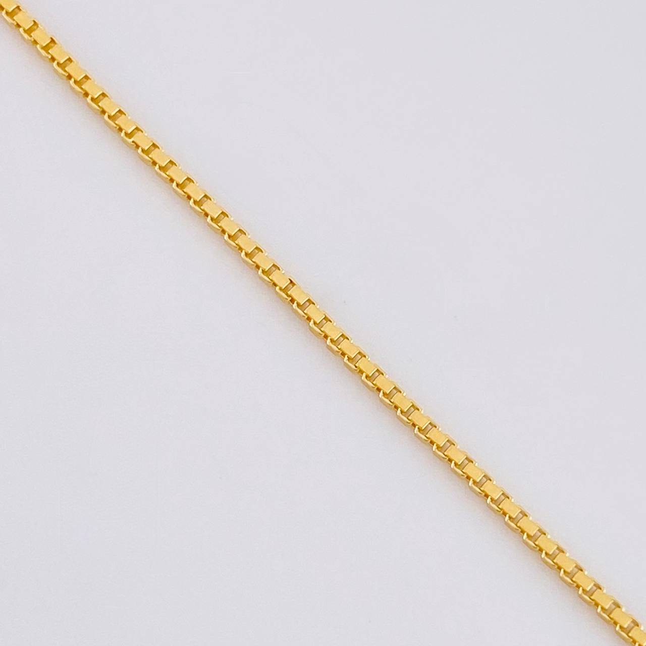 Cadena Veneciana 3.75g / 50cm / 1mm Oro Amarillo 18K