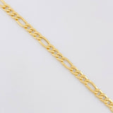 Cadena Figaro 9.6g / 60cm / 4.1mm Oro Amarillo 18K