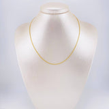 Cadena Cubana 1.45g / 40cm / 1.9mm Oro Amarillo 18K