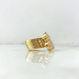 Anillo / Pulso Oso TS Multifuncional 18.3gr / T8 3/4 / 20.5cm Circones Blancos Azul Dos Oros Amarillo Blanco