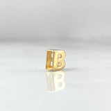 Herraje Tambor Letra B 0.4gr / 6mm Oro Amarillo 18K