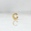 Herraje Letra C 0.25gr / 0.5cm / Oro Amarillo 18K