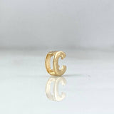 Herraje Letra C 0.3g / 0.6cm Oro Amarillo 18K