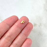 Herraje Letra F 0.25gr / 6mm Tambor Oro Amarillo 18K *