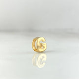 Herraje Letra G 0.4gr / 0.5cm / Tambor Oro Amarillo
