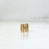 Herraje Letra H 0.4gr / 0.5cm / Oro Amarillo 18K