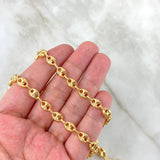 Cadena GC  10gr / 50cm / 5mm Diamantada  Oro Amarillo 18K *