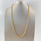 Cadena GC  10gr / 50cm / 5mm Diamantada  Oro Amarillo 18K *