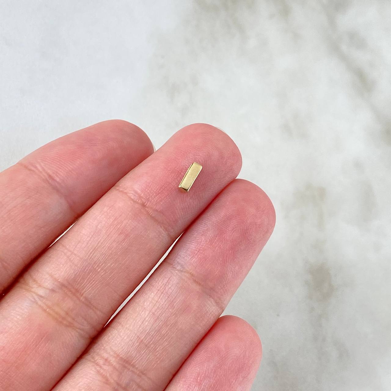 Herraje Letra I 0.2gr / 0.2cm / Oro Amarillo