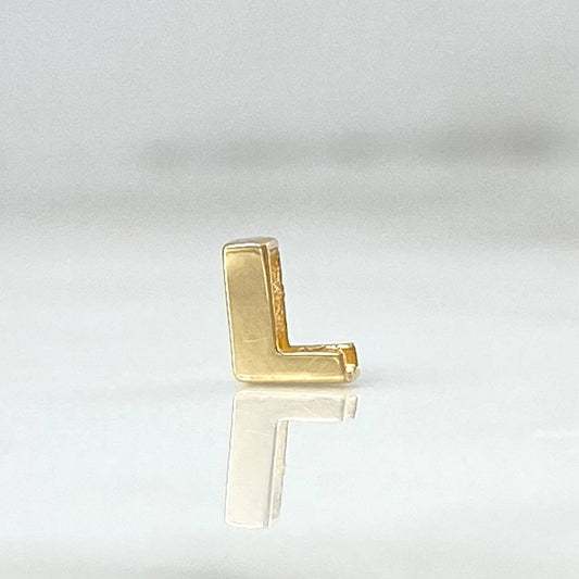 Herraje Letra L 0.25gr / 0.5cm / Oro Amarillo 18K