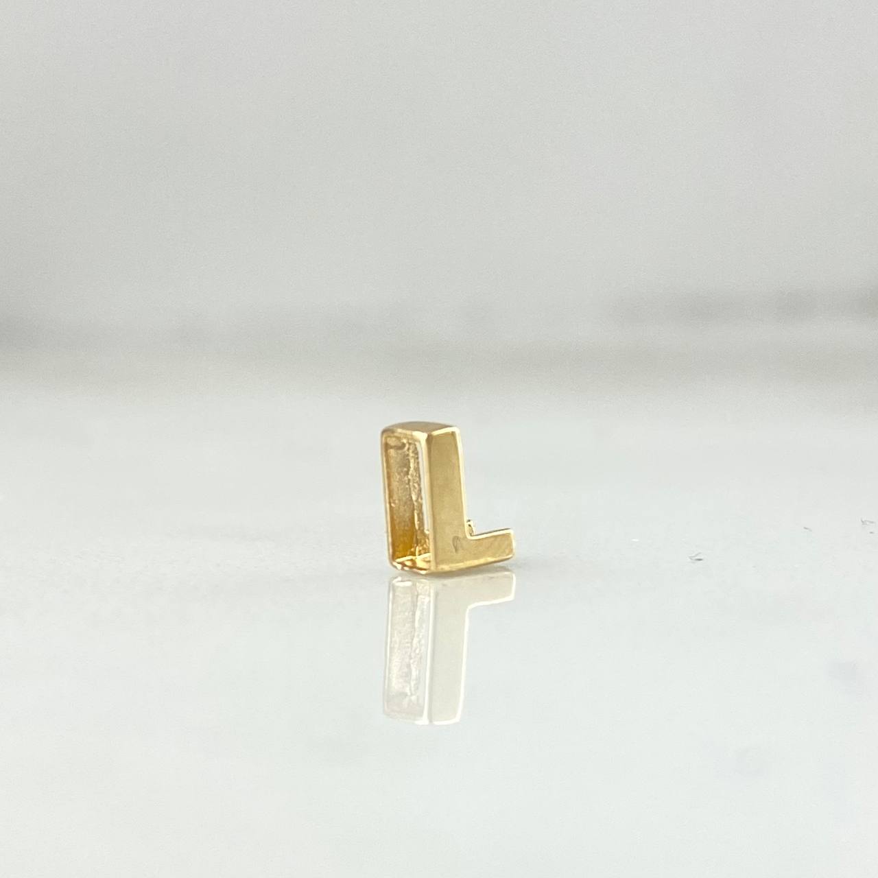 Herraje Letra L 0.3gr / 0.5cm / Oro Amarillo 18K