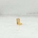 Herraje Letra L 0.3gr / 0.5cm / Oro Amarillo 18K
