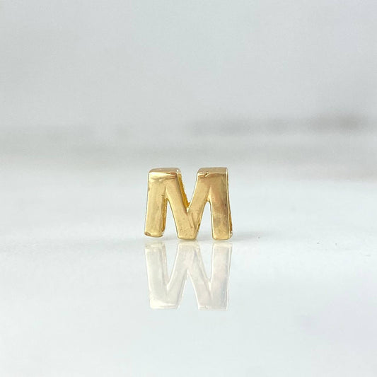Herraje Letra M 0.4gr / Oro 18K