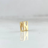 Herraje Letra N 0.3gr / 0.7cm / Oro Amarillo
