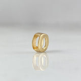 Herraje Letra O 0.3gr / 0.5cm / Oro 18K *